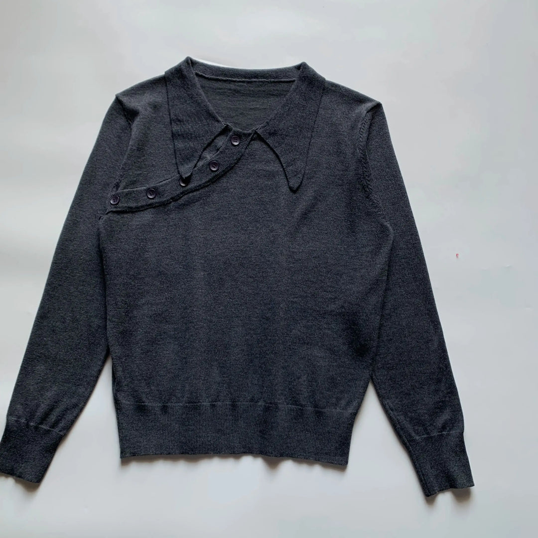 Simple Long Sleeves Women's Knitwear Pullover