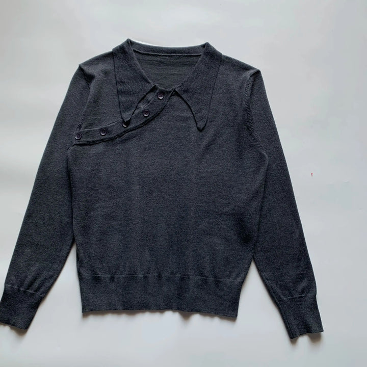 Simple Long Sleeves Women's Knitwear Pullover
