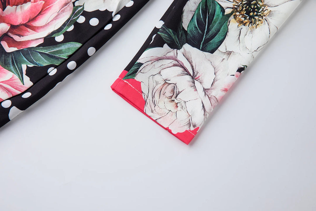 Elegant Polka Dots Pencil Dress