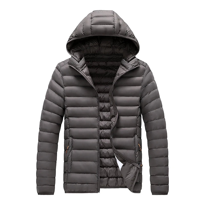 Casual Hooded Parka Coat With Detachable Hat