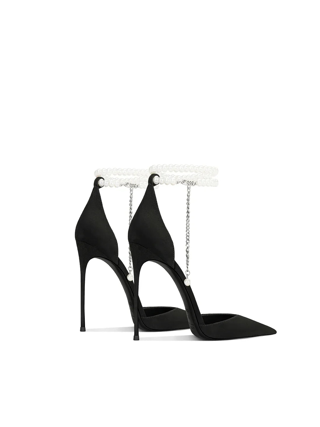 Stylish Pearl Straps High Heels