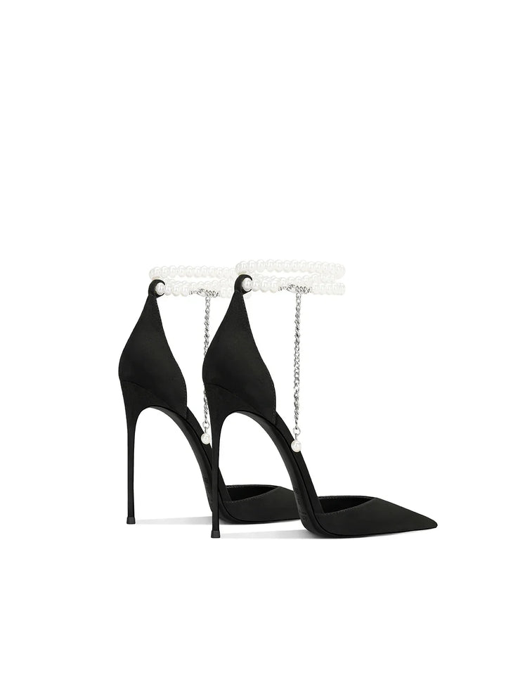 Stylish Pearl Straps High Heels
