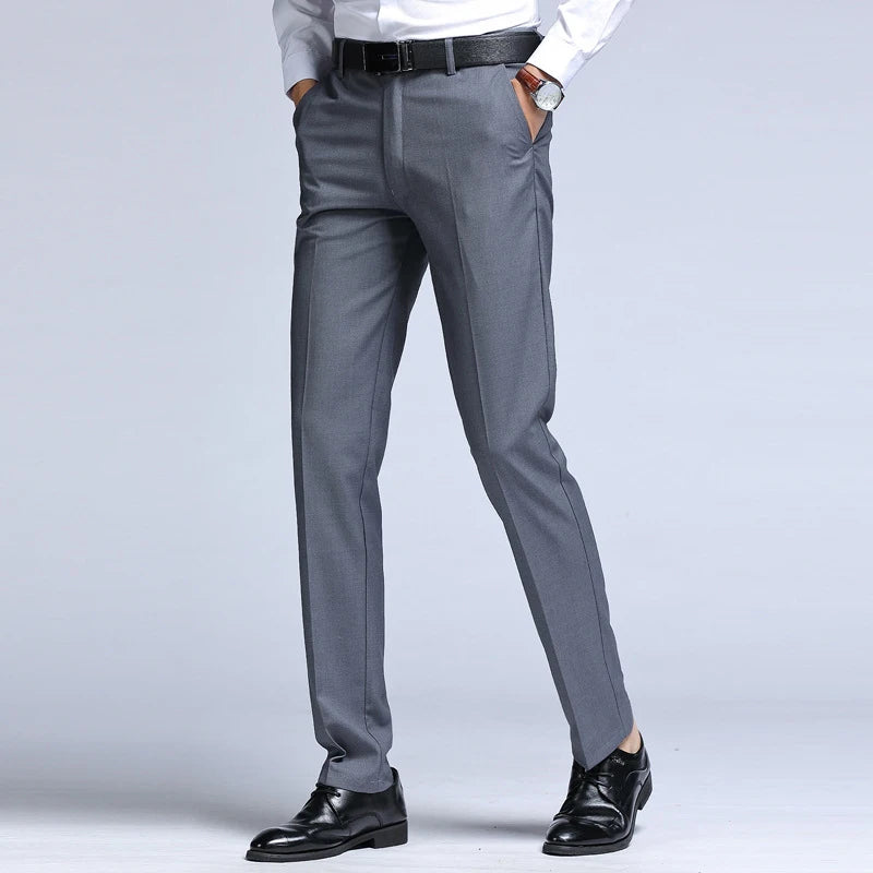 Effortlessly Stylish Slim Fit Business Pants