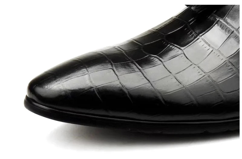 Smart Embossed Slip-On Loafers