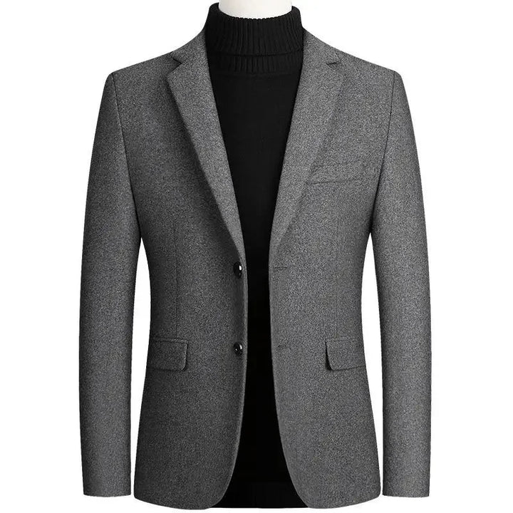 Sophisticated Regular Fit Wool Blazer