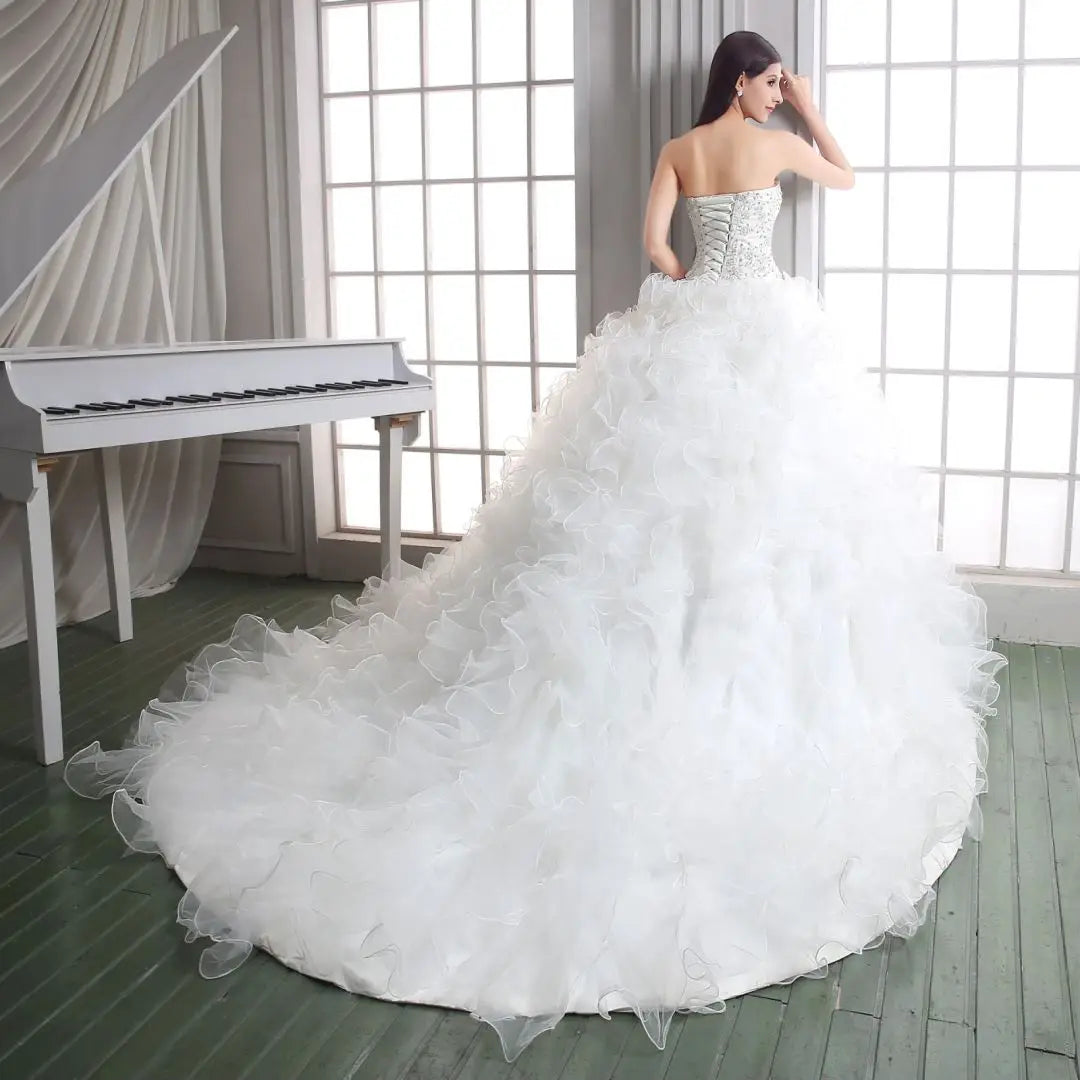 Modern Twist Ball Round Bridal Gown