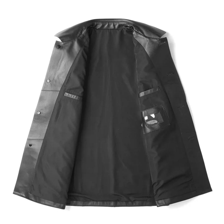 High End Mid-Length Motorcycle Coat