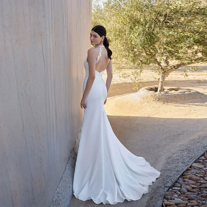 Majestic Lace Appliques Bridal Dress