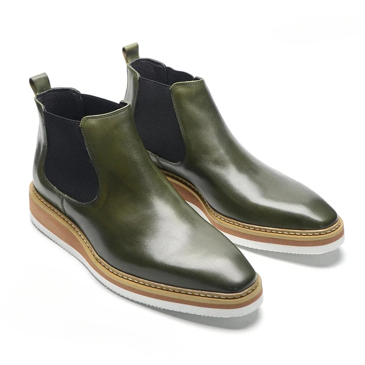 Impeccable Real Leather Chelsea Boots