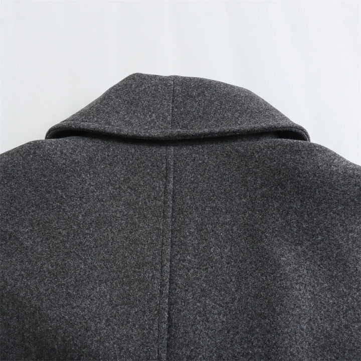 Luxury Double-breasted Loose Coat