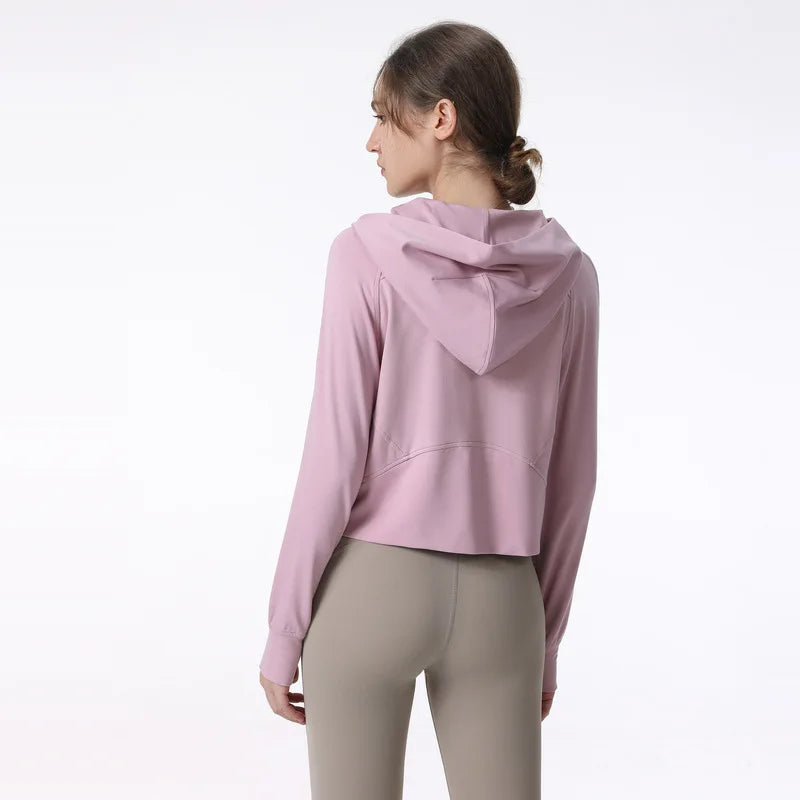 Thick Cotton Warm Yoga Jacket