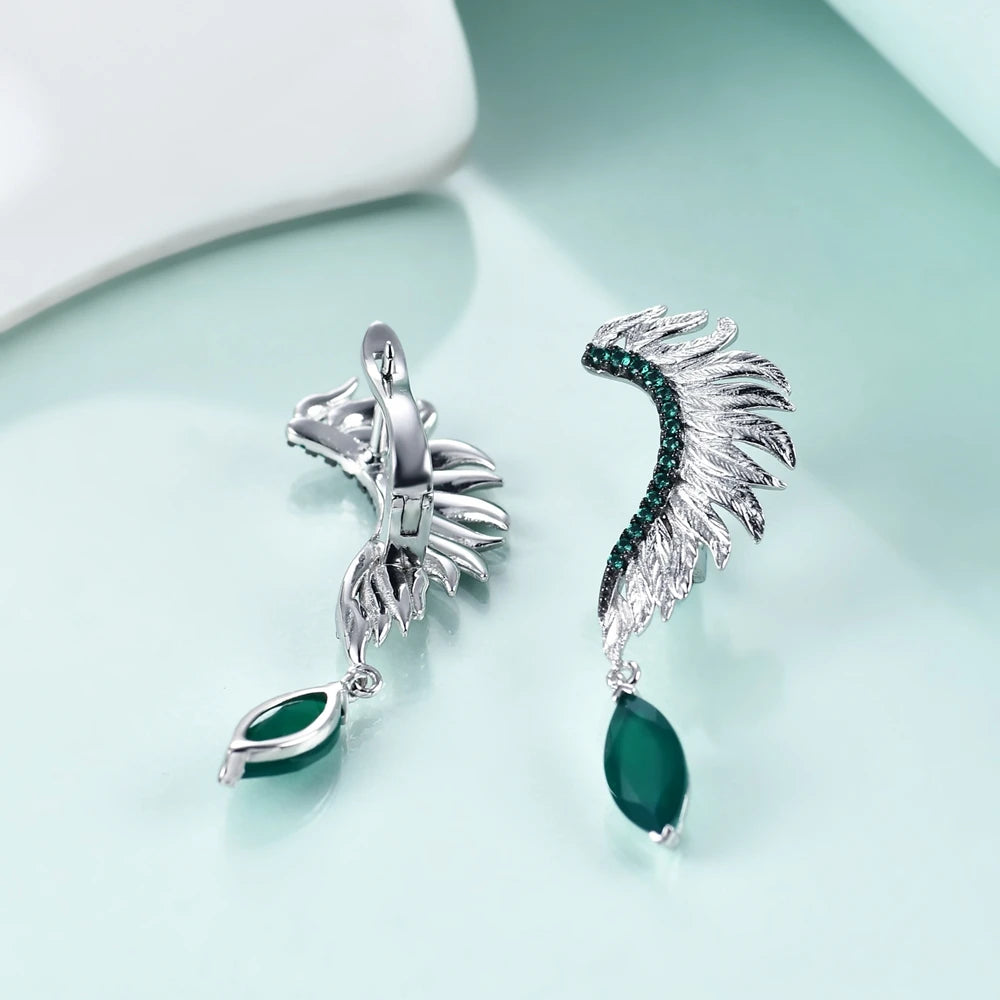 Effective Angel Wings Drop Earrings