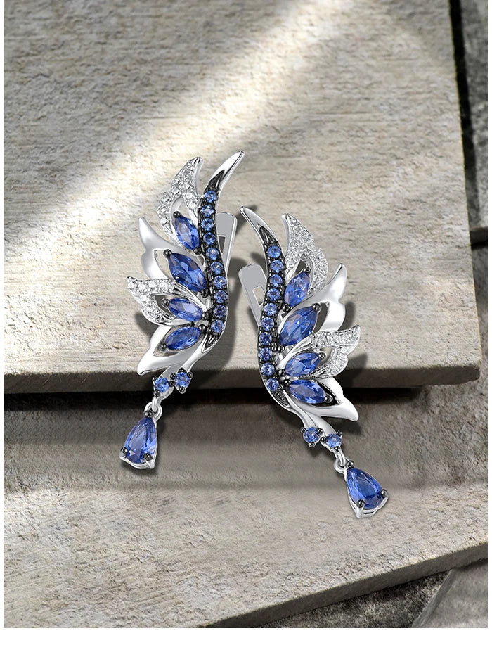 Sparkling Angel Wing Earrings