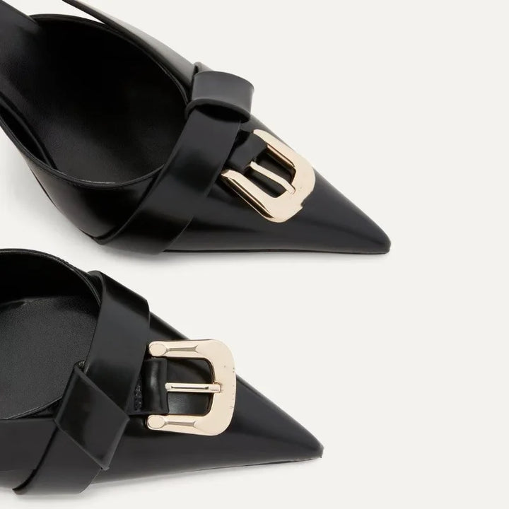 Mesmerizing Stiletto Belt Buckle Sandals