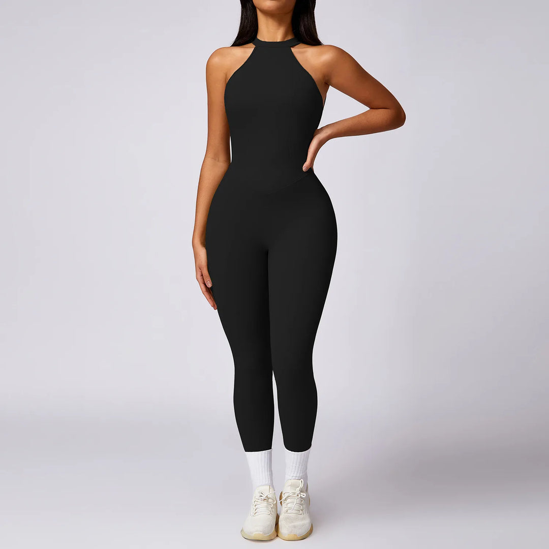 Quick Drying Backless One-piece Yoga Suit