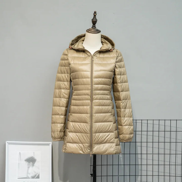 Fancy Warm Puffer Down Overcoat