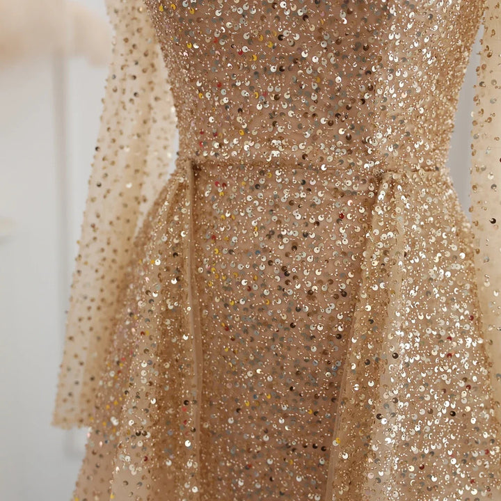 Romance in the Making Sequined Evening Dress