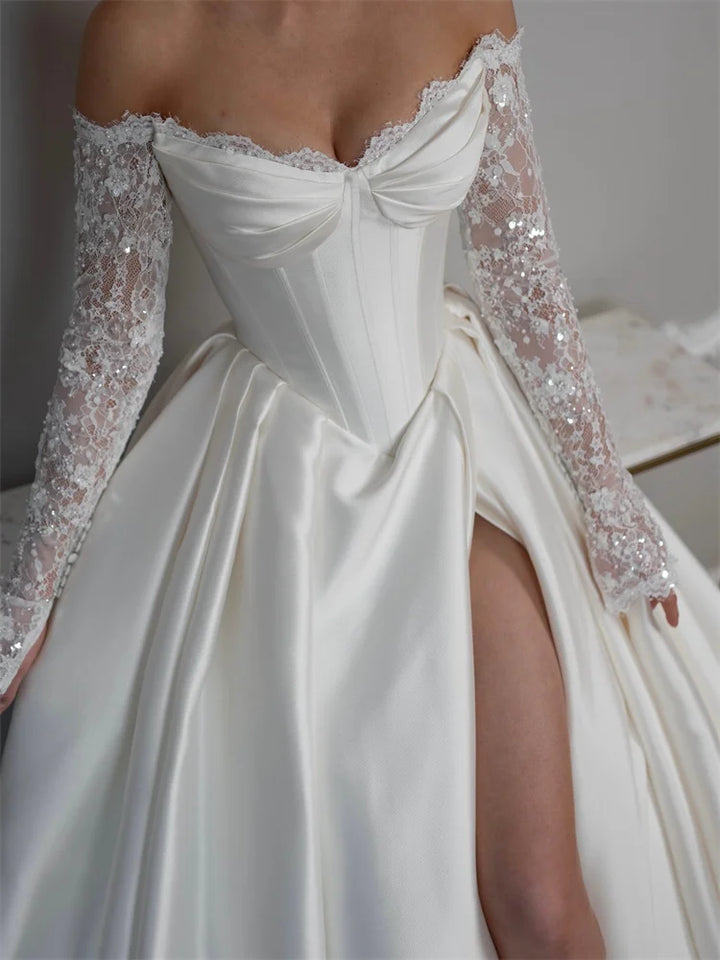 Timeless Back Lace-up Wedding Dress