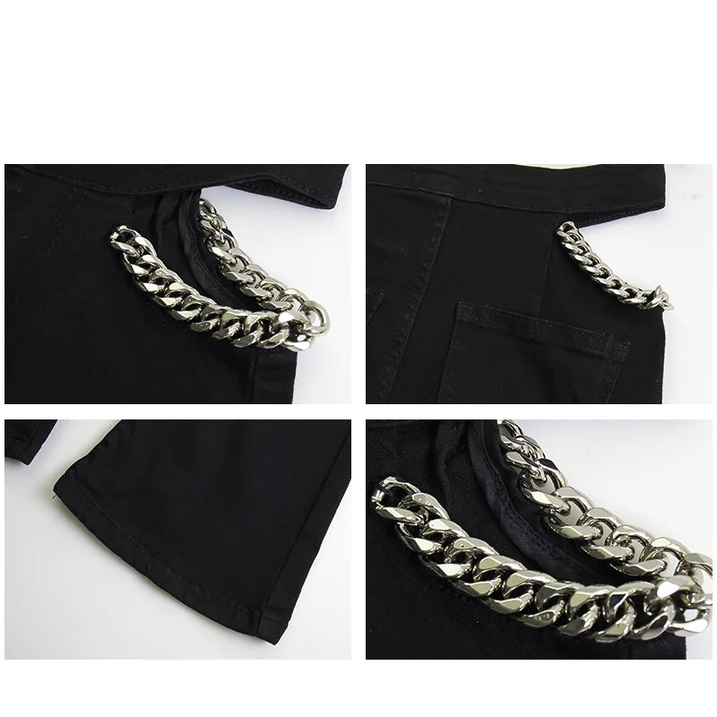 Pantalon slim à gaine ajourée