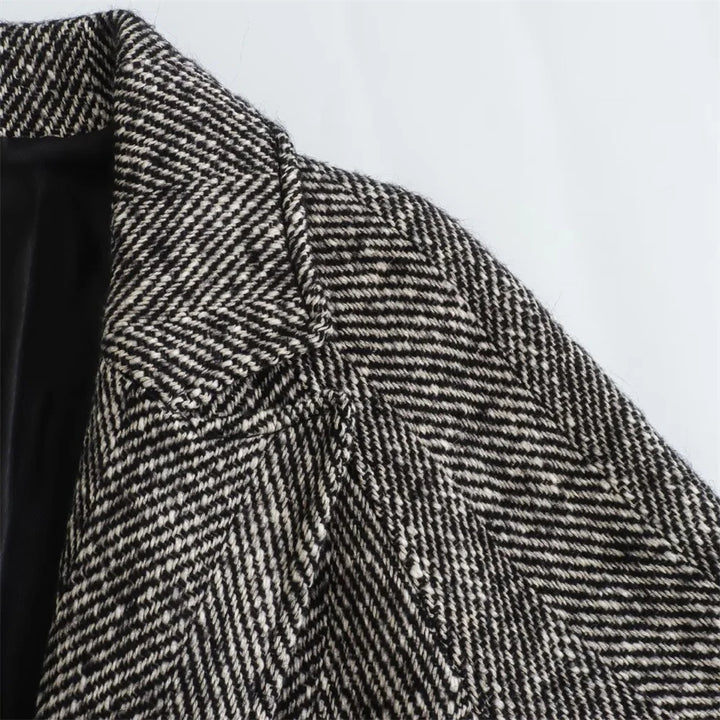 Classic Belted Twill Overcoat