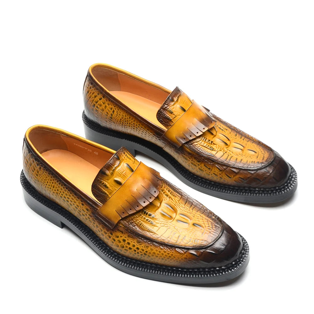 Modern Slip-On Leather Loafers