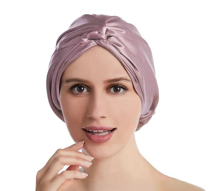 Premium Mulberry Silk Turban Bonnets