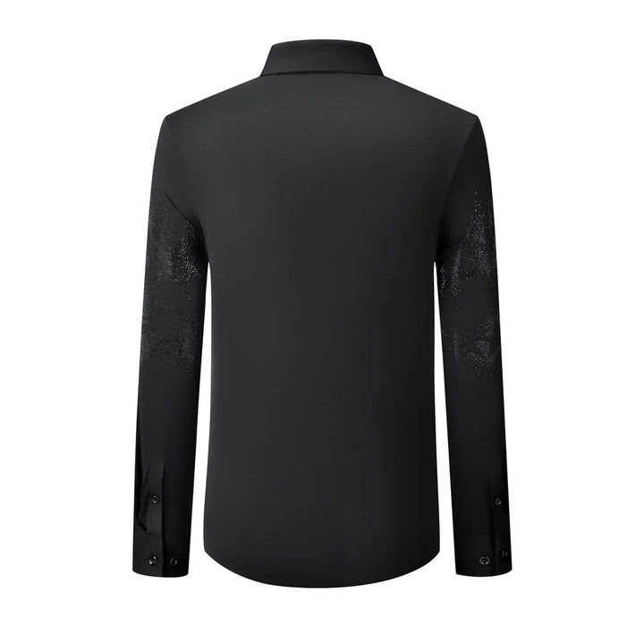 Modern Star Rhinestone Casual Shirt