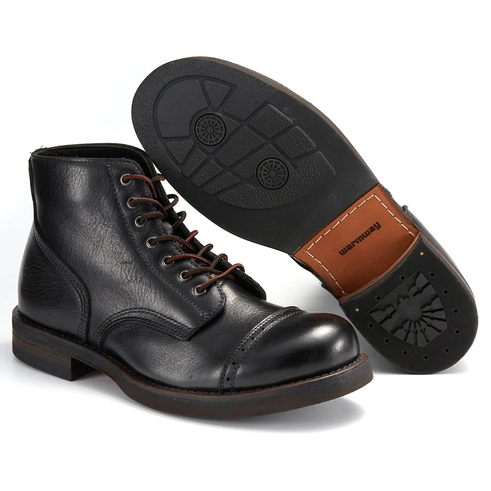 Precision Stitch Wear-Resistant Combat Boots