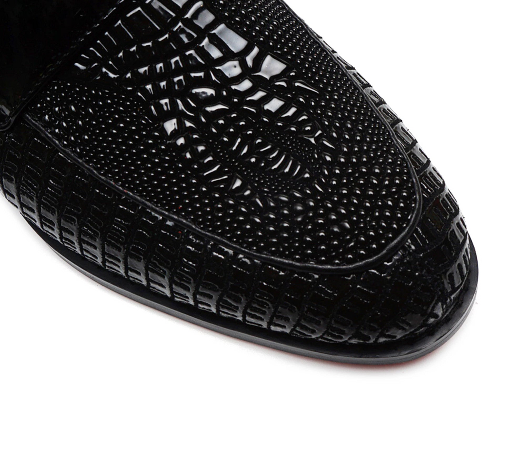 Trendy Black Designer Dress Shoes