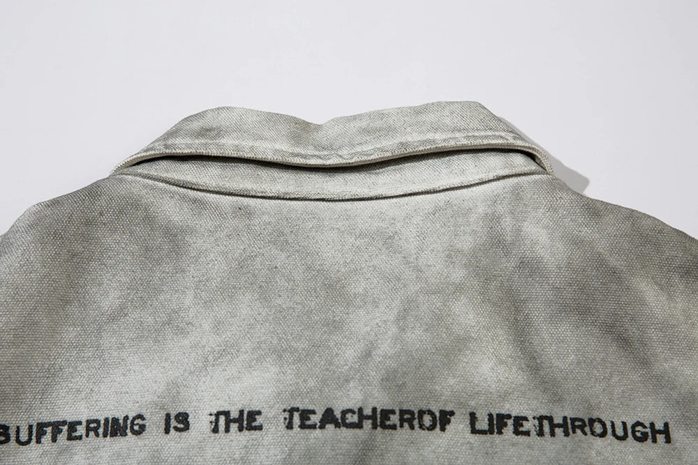 Baggy Streetwear Painted Jacket