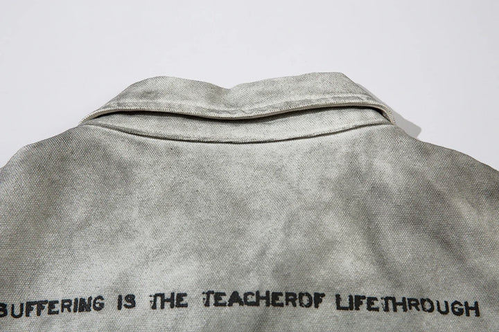 Baggy Streetwear Painted Jacket