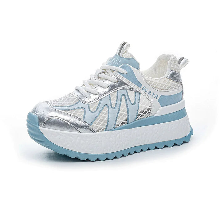 Elegant Height Increasing Mesh Sneakers
