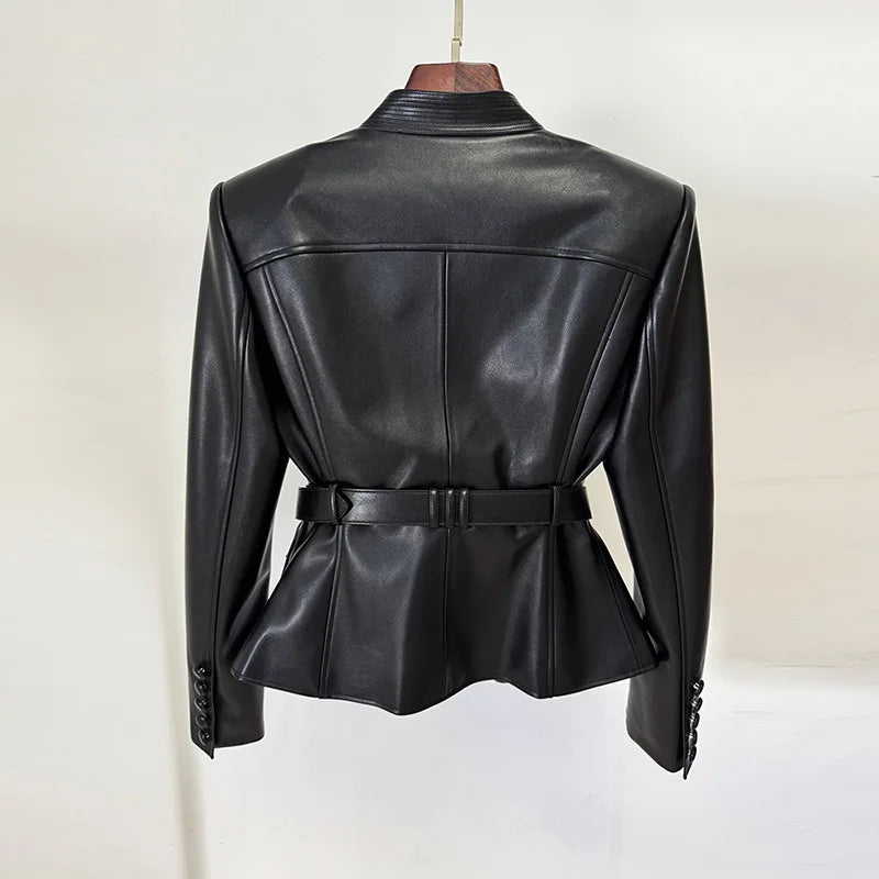 Premium Belted Slim Fit Coat