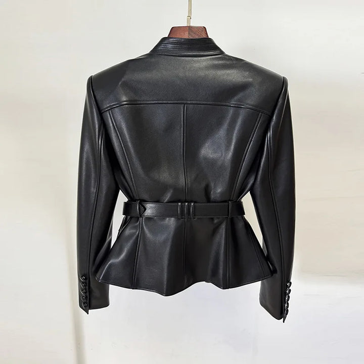 Premium Belted Slim Fit Coat
