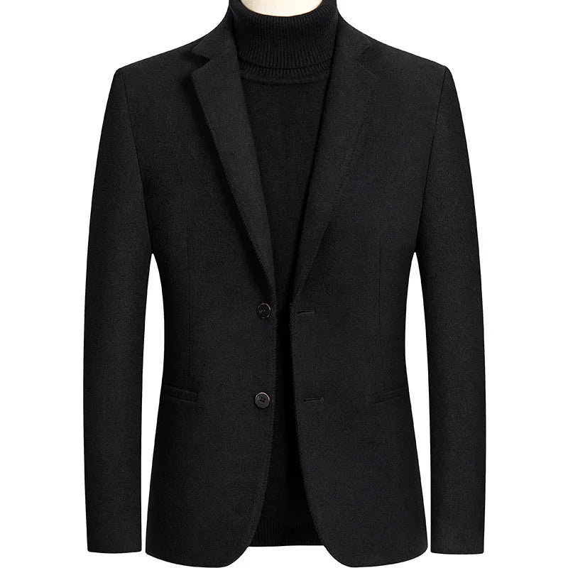 Luxury Oversized Wool Suit Jacket