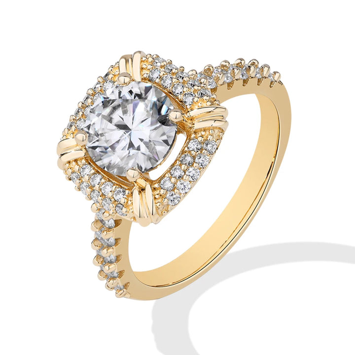 Lavish Lab Diamond Fine Engagement Ring