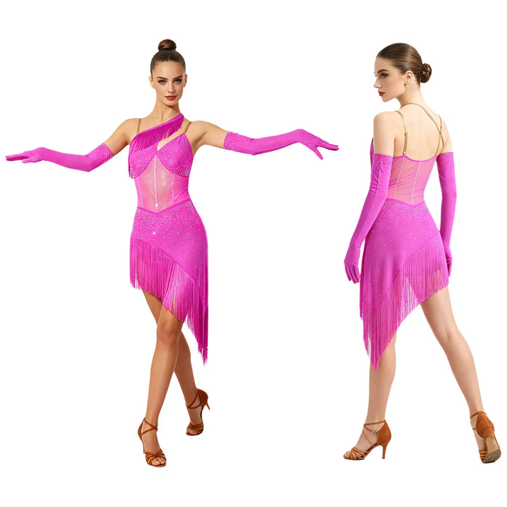 Sparkly Tassel Salsa Ballroom Dancewear