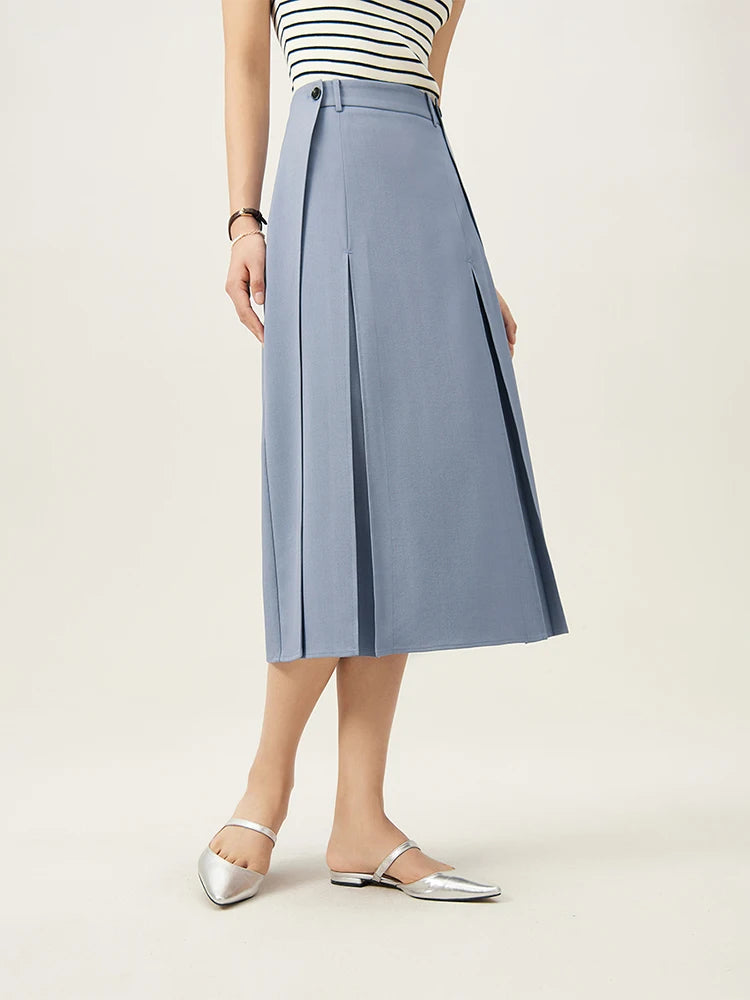 High Waist A-Line Slimming Skirt