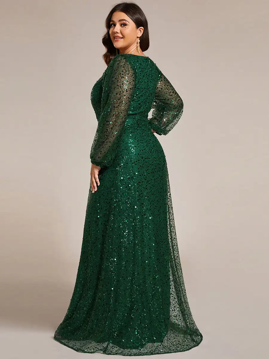 Stunning Sequin A-line Dress