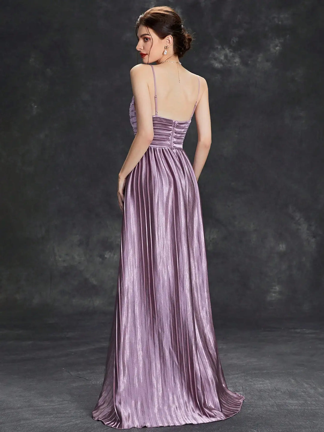 Wonderful Halter Pleated Bow Dress