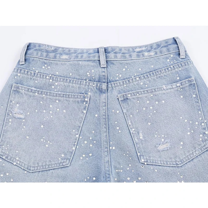 Refined Straight Fit Denim Pants