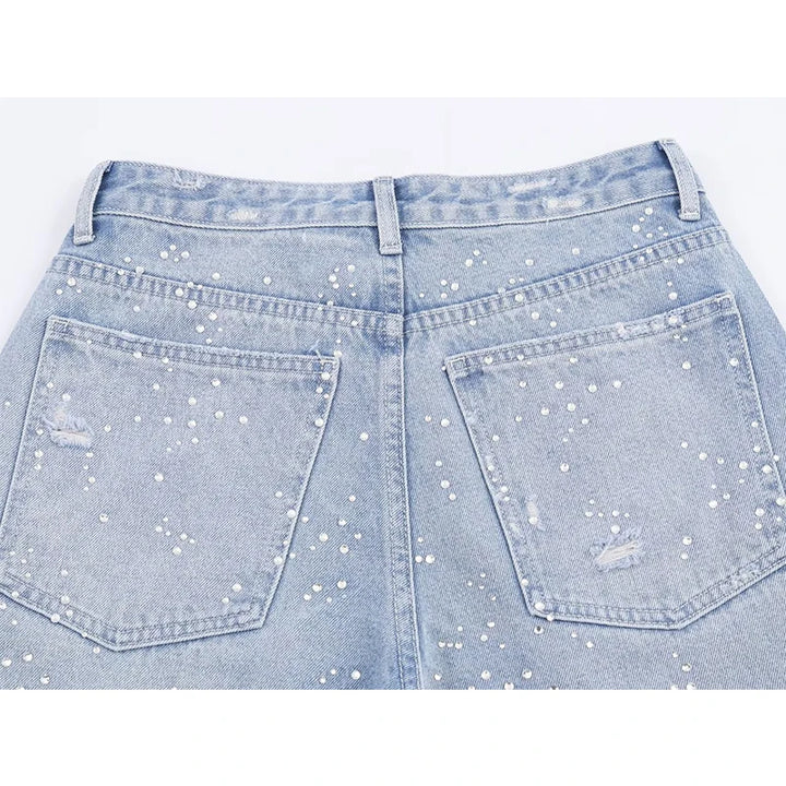 Refined Straight Fit Denim Pants