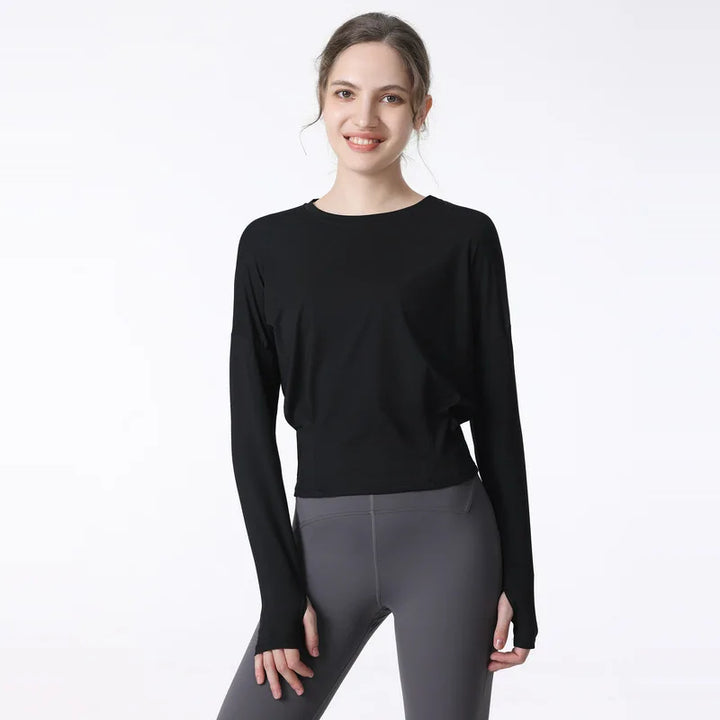 Loose Fit Long Sleeve Yoga Top