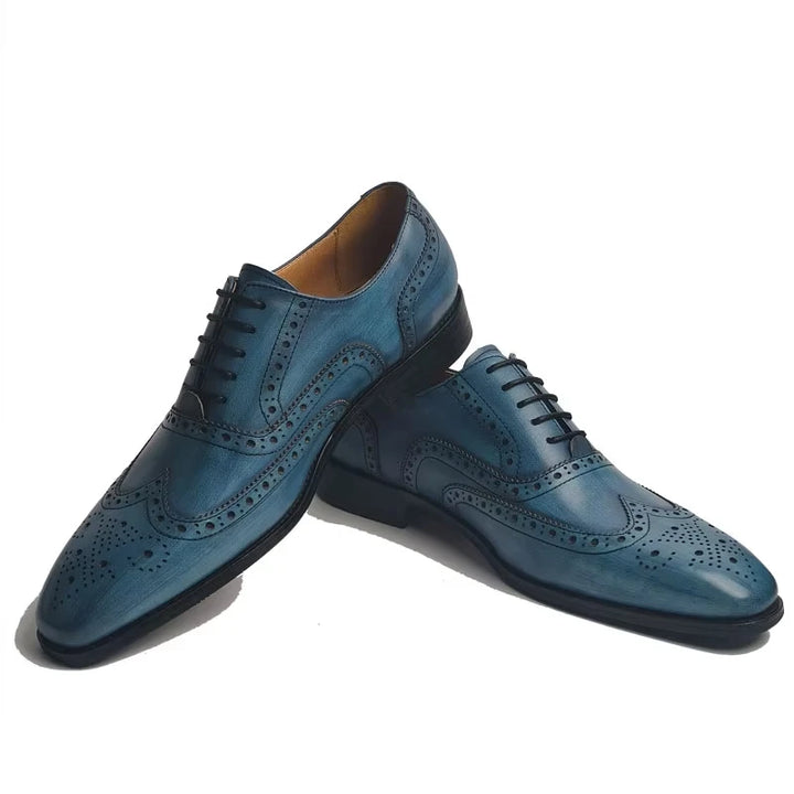 Impeccable Pointed Toe Brogue Shoes