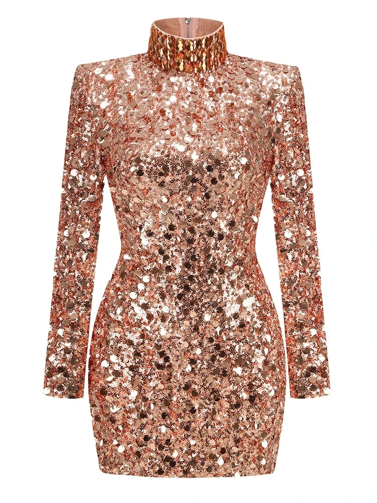 Glamorous Turtleneck Mini Dress