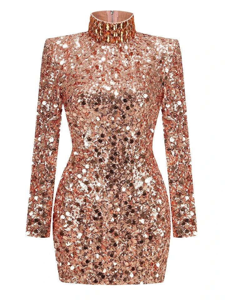 Glamorous Turtleneck Mini Dress