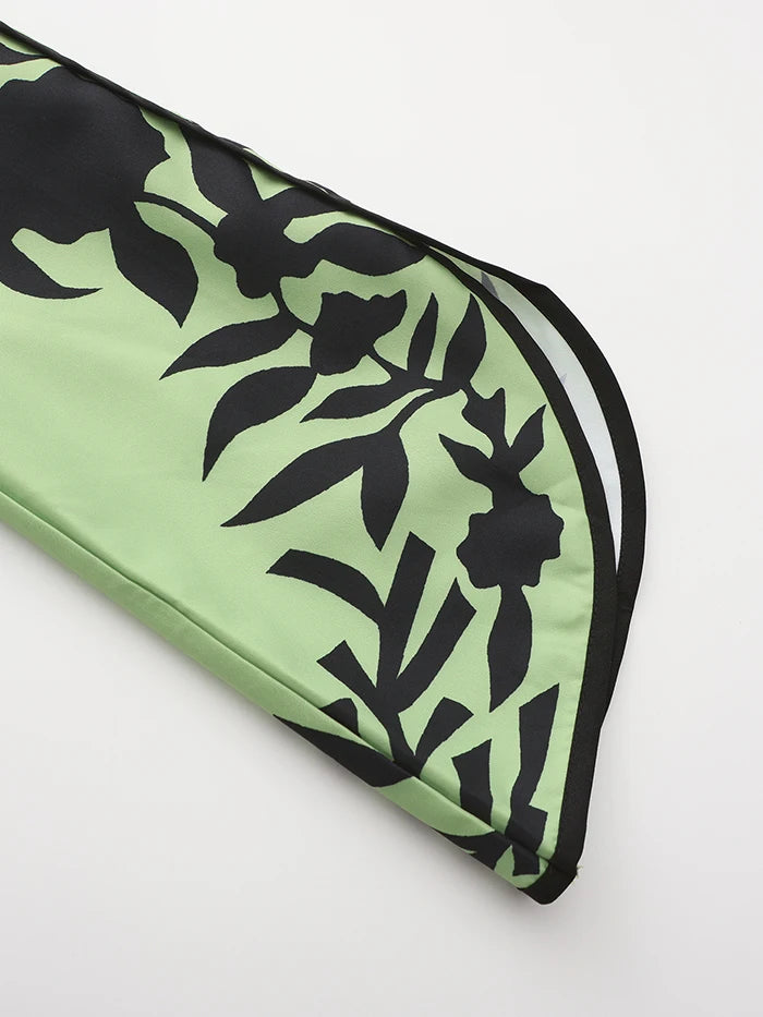 Trendy Flared Sleeves Abaya Dress