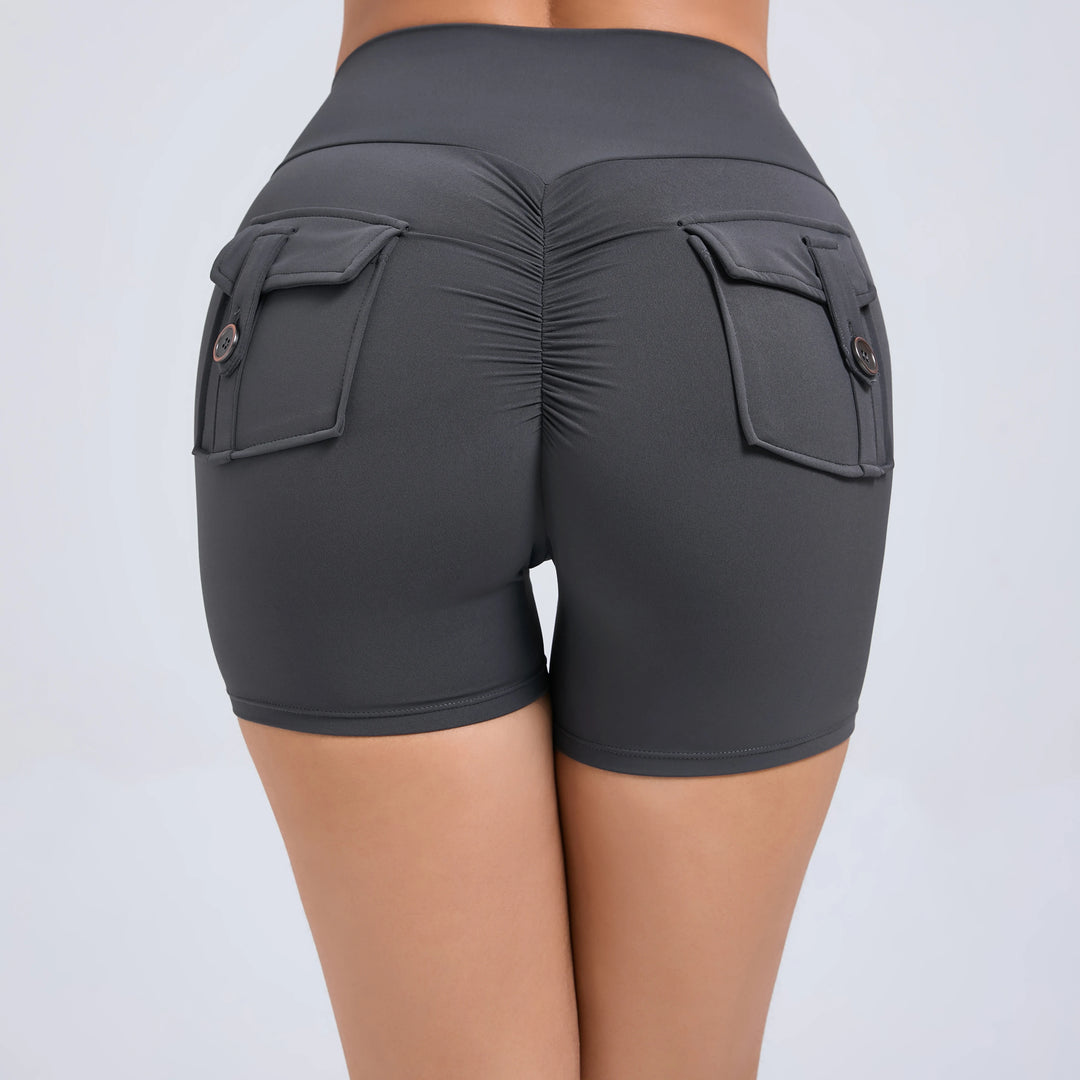 Classic Push-Up Pockets Yoga Shorts