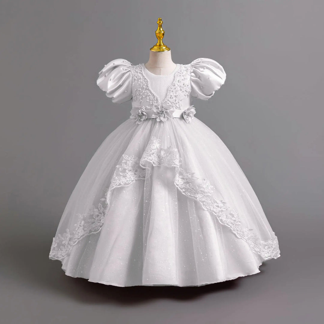 Flower Bow Princess Party Dress