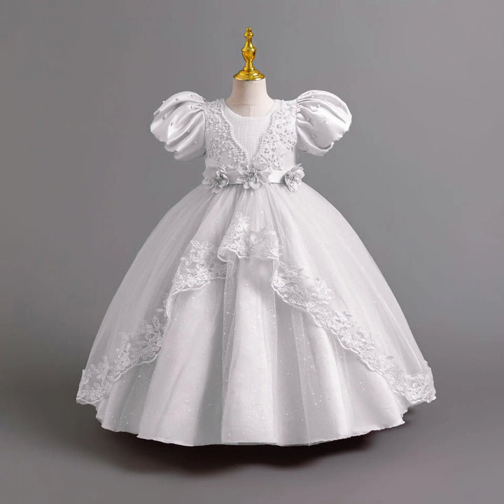 Flower Bow Princess Party Dress